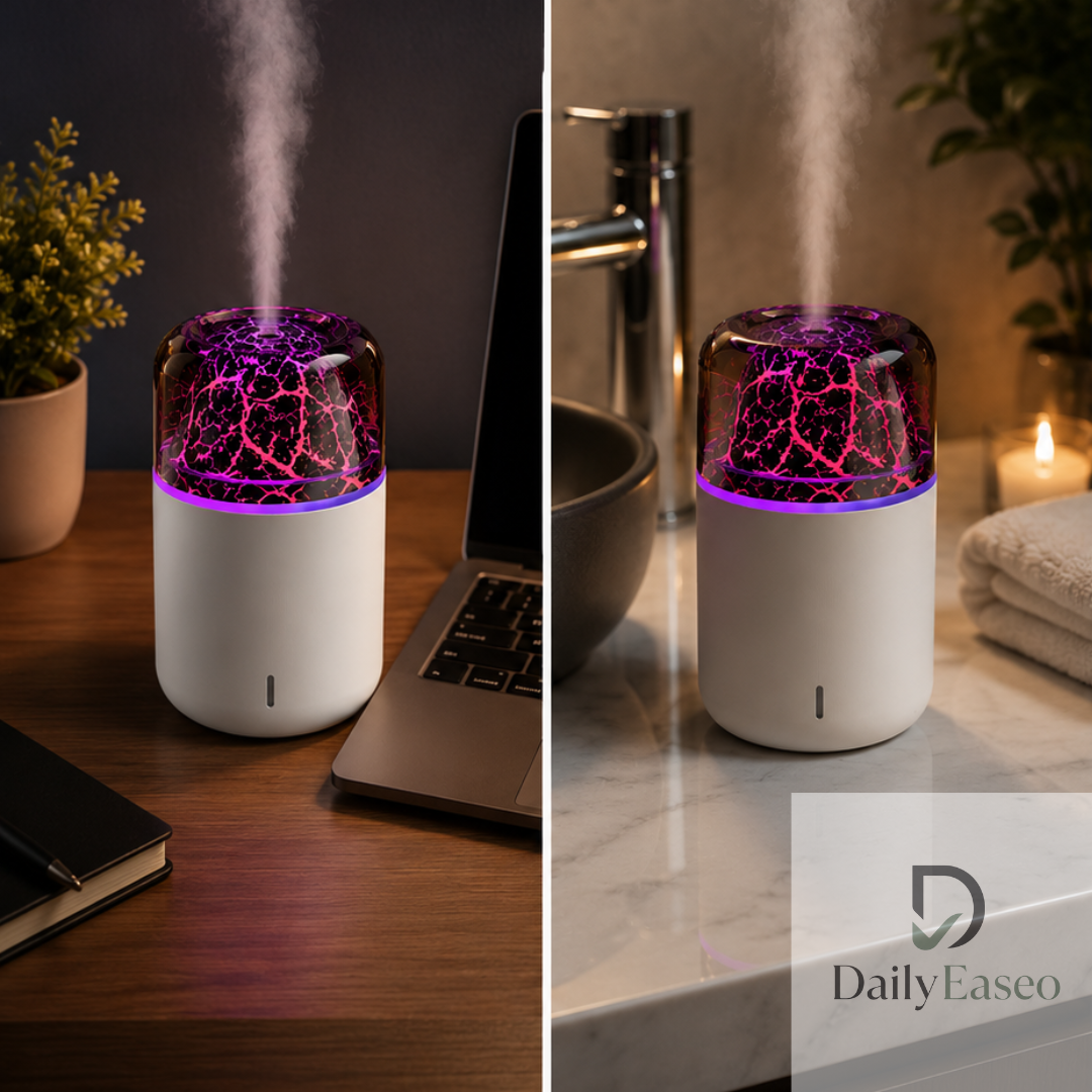 Rustgevende Slaap Humidifier – Nachtlamp & Luchtbevochtiger