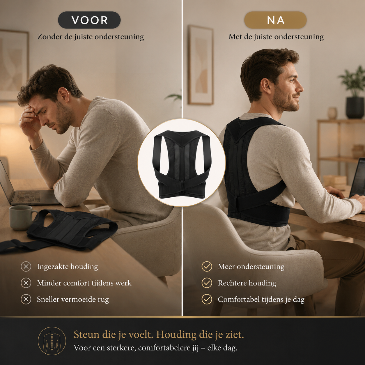 Houdingsbrace voor Rug- en Schouderondersteuning