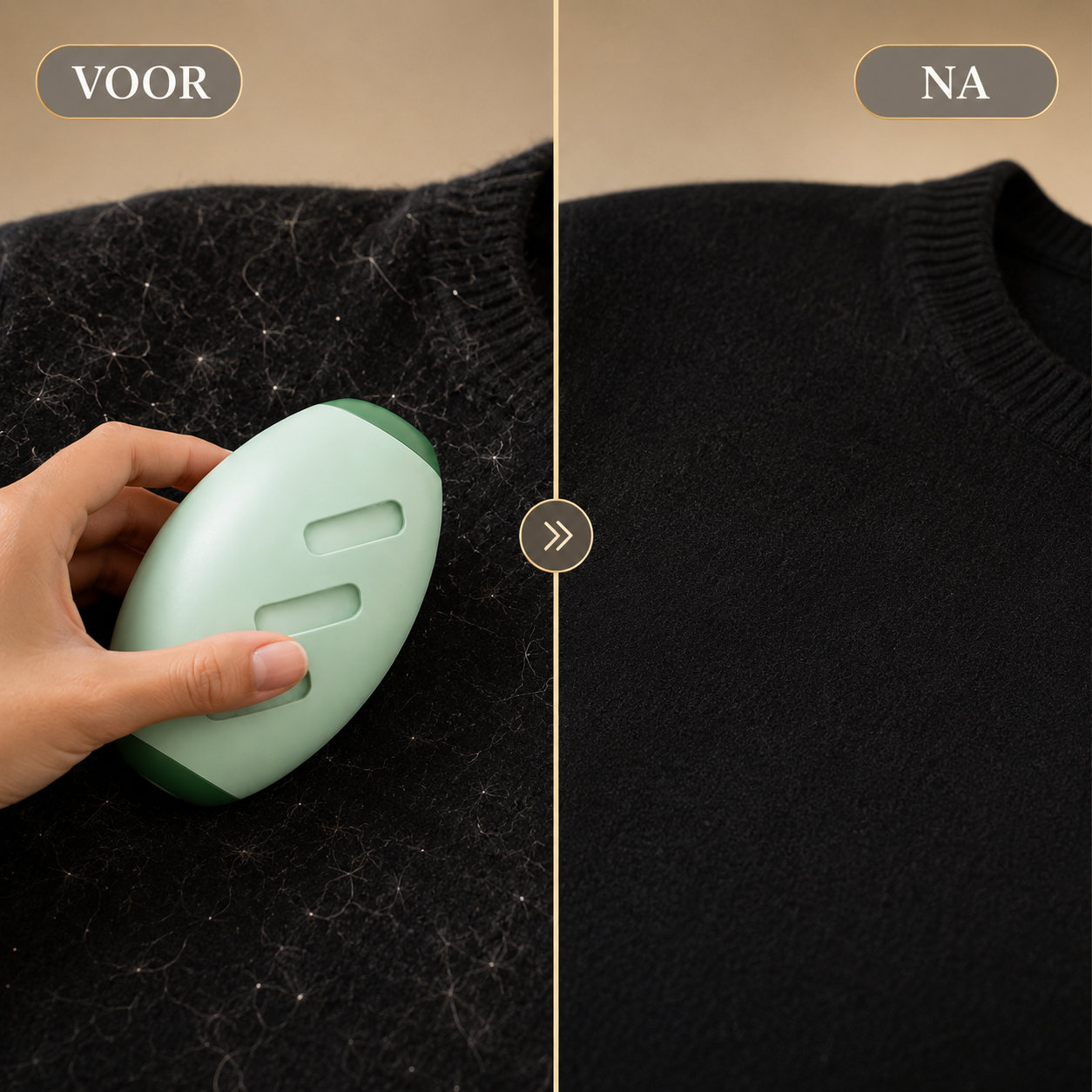 Siliconen Pluizenverwijderaar – Verwijdert Haar & Stof van Kleding