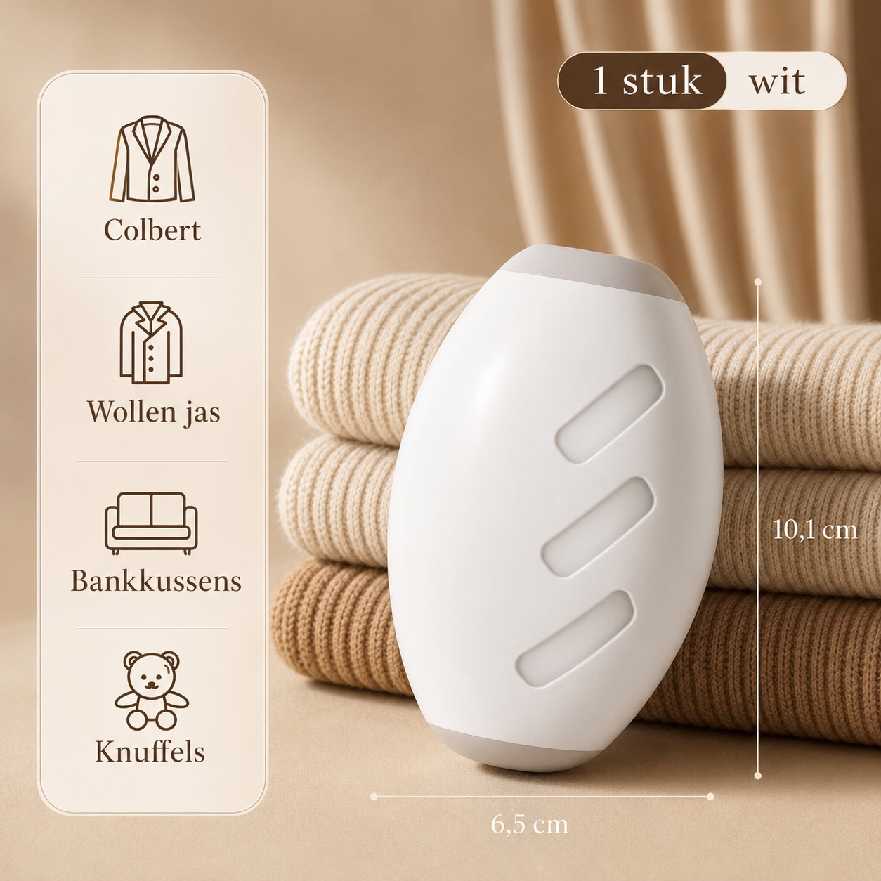 Siliconen Pluizenverwijderaar – Verwijdert Haar & Stof van Kleding